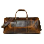 Tewtiw Unisex Full-Grain Buffalo Leather Duffel Bag – Travel & Gym